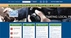 Desktop Screenshot of davischamber.com